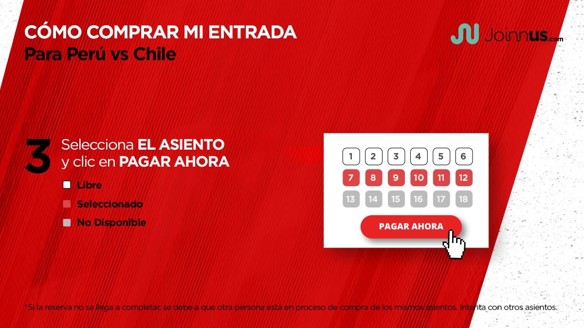 Perú vs Chile: Este es el paso a paso para obtener tu entrada rápido y ...