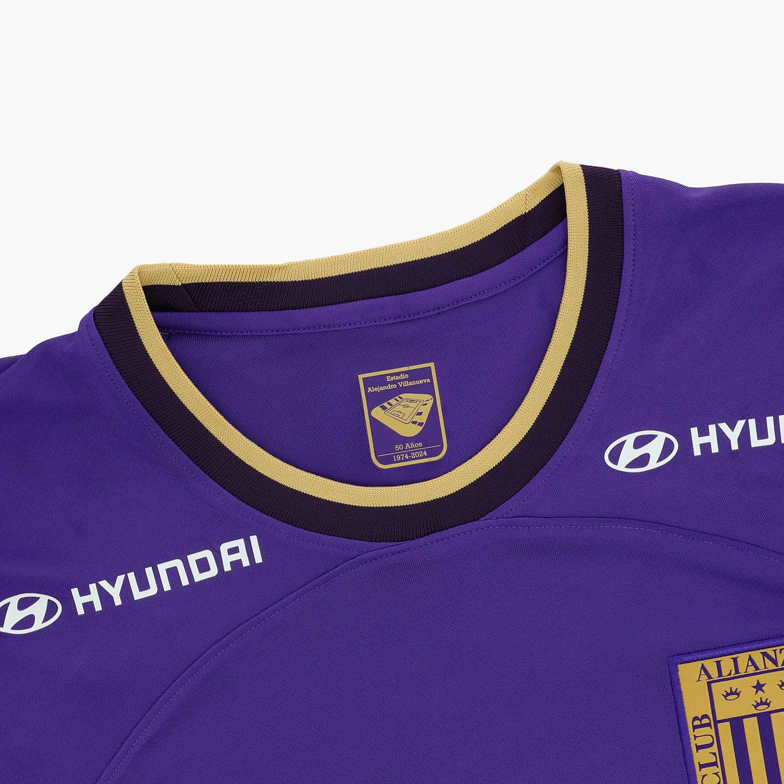 Camiseta Morada Hombre 2024 con Sponsors
