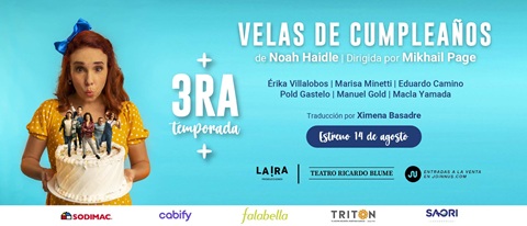 "Velas de Cumpleaños de Noah Haidle" 3era temporad