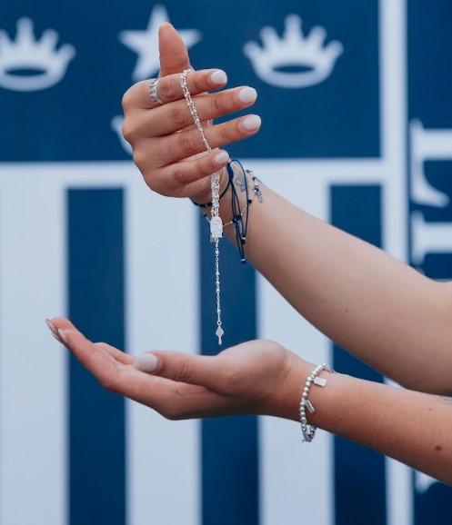 Rosario de Mujer - Plata 950