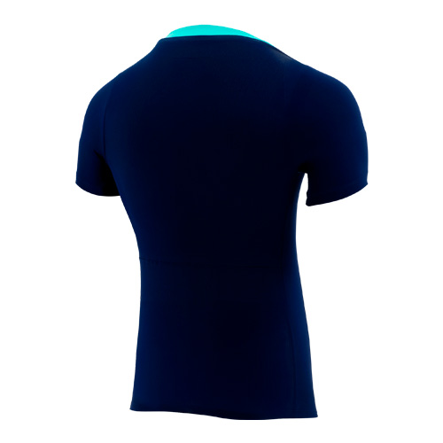 Polo Azul de Manga Corta - 2025