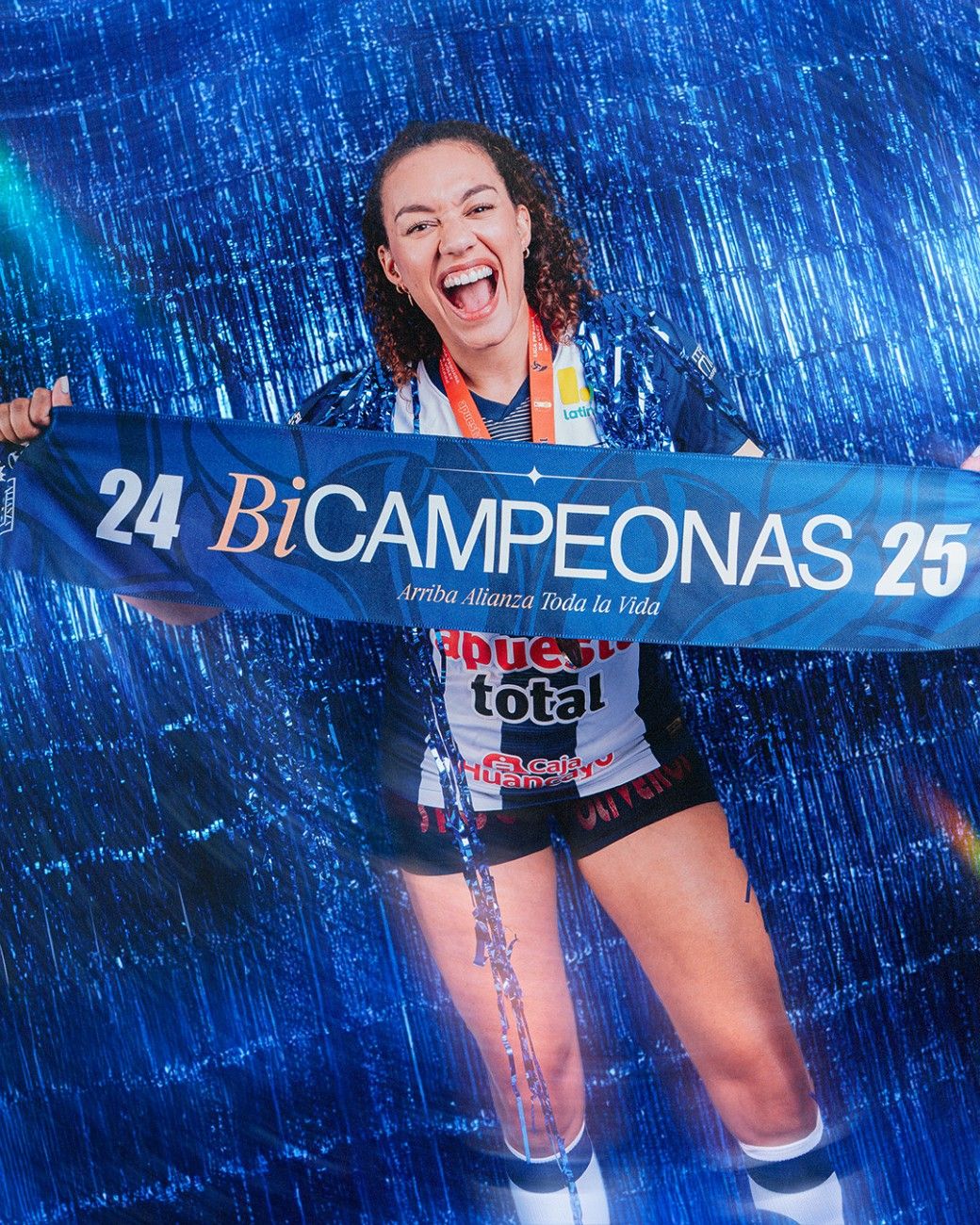 Chalina de Bicampeonas de Vóley