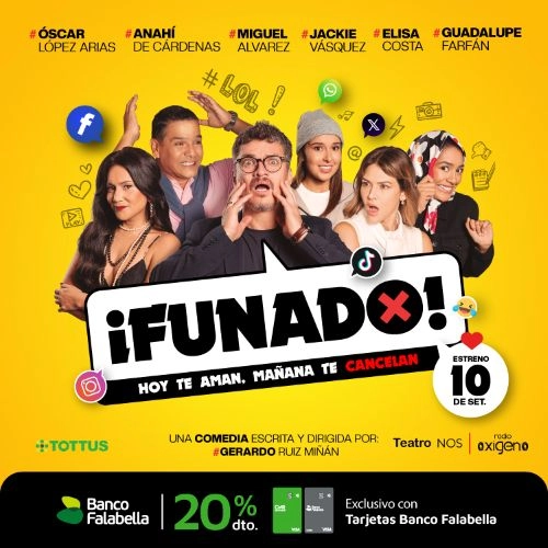 ¡FUNADO! – Comedia Teatral - Teatro en Lima