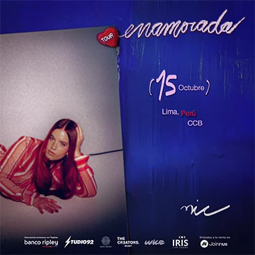 Nicole Zignago “Nic” en Lima - TOUR (enamorada) - Conciertos en Lima