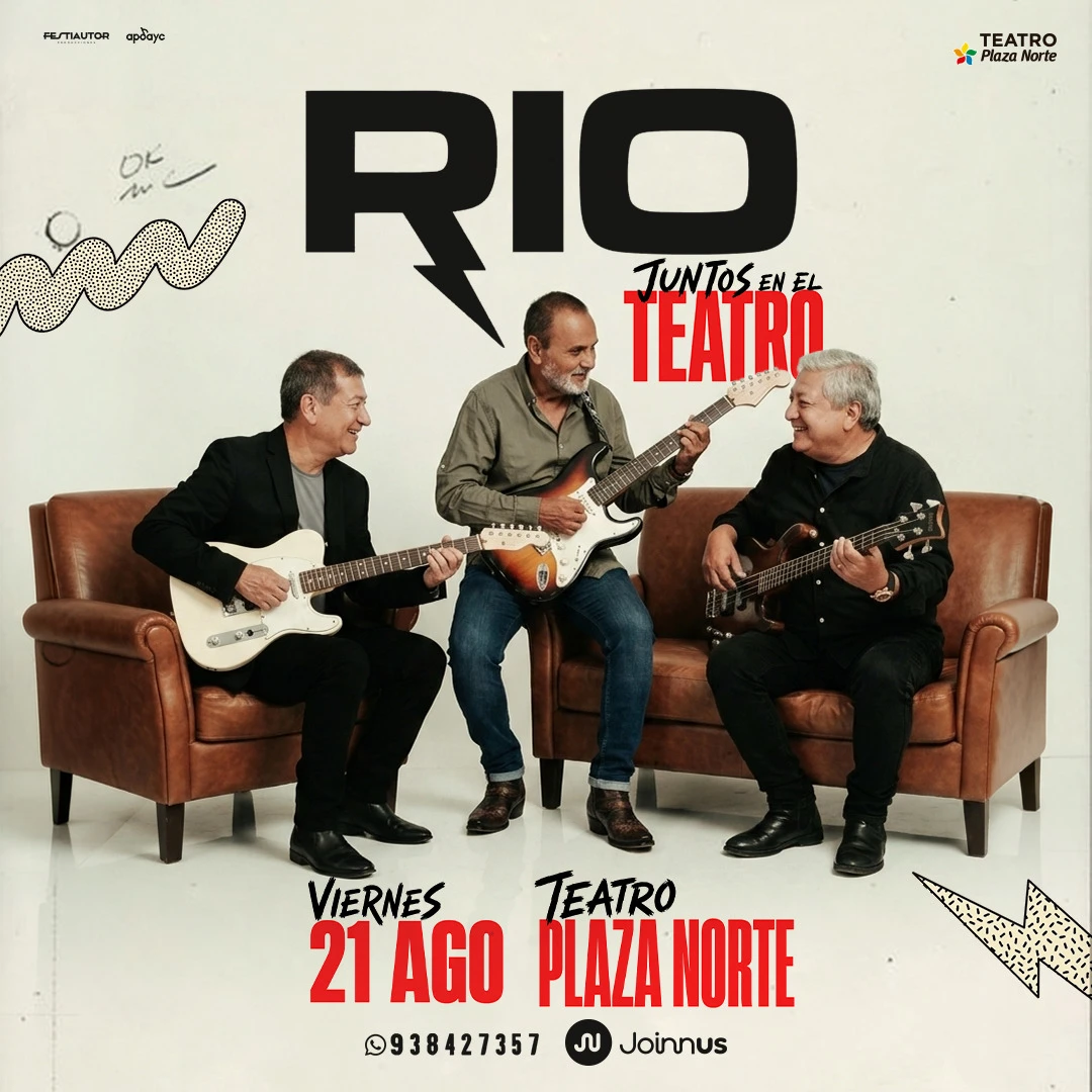 Rio en el Teatro Plaza Norte 2026 - Conciertos en Lima