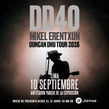 Duncan Dhu Tour 2025 - 2026 - Conciertos en Lima