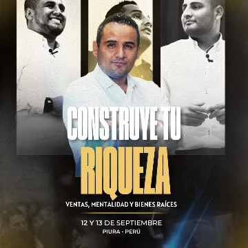 Construye Tu Riqueza con Yudis Lonzoy (12 y 13 de Set)