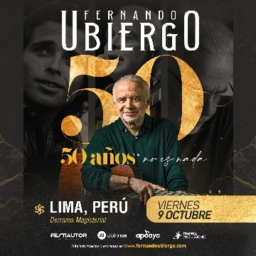 Fernando Ubiergo en Lima 2026 - Conciertos en Lima