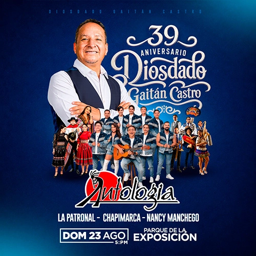 39 Aniversario Diosdado Gaitán Castro - Conciertos en Lima