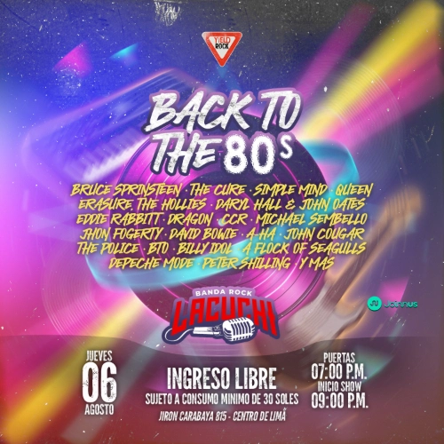 De Regreso a los 80´s - Conciertos en Lima