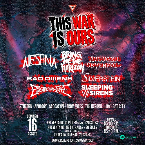 This War Is Ours Fest - Conciertos en Lima