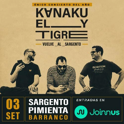 Kanaku y el Tigre - Conciertos en Lima
