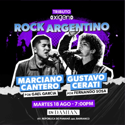 Tributo Oxígeno: Rock Argentino - Conciertos en Lima