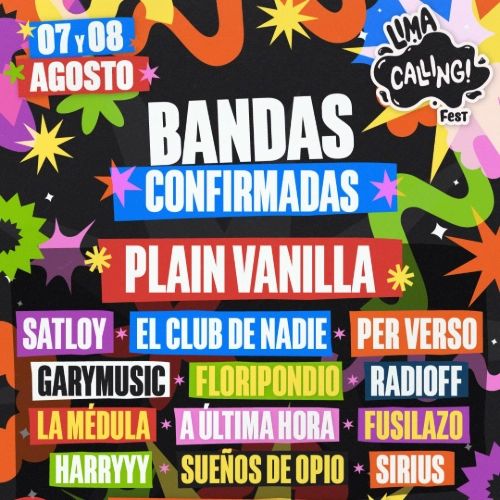 LIMA CALLING! FEST - Festivales en Lima