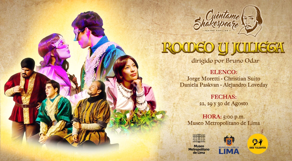 “Cuéntame Shakespeare presenta: Romeo y Julieta”