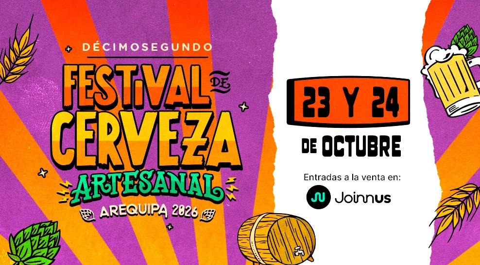 Décimosegundo festival de cerveza artesanal Arequipa 2026
