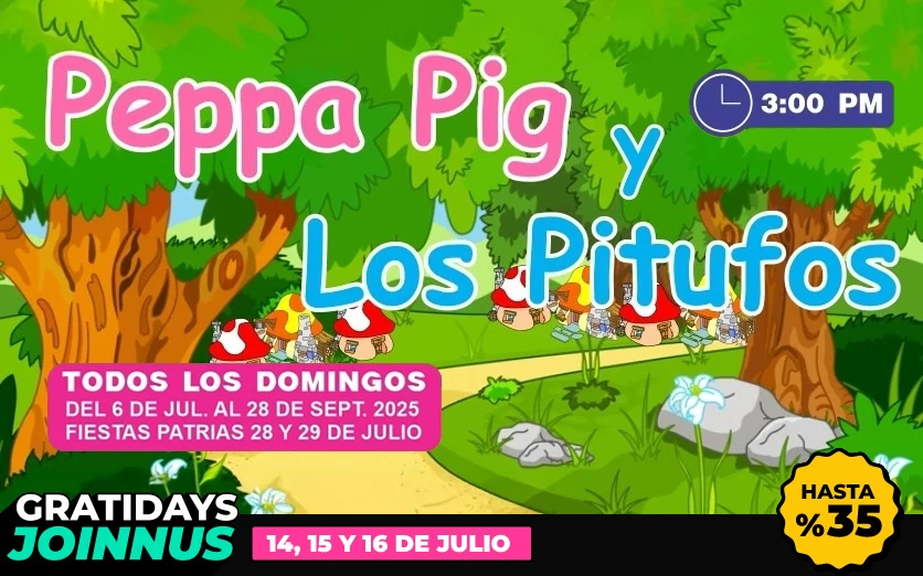 LAS AVENTURAS DE PEPPA PIG Y LOS PITUFOS FESTIVAL DE TEATRO INFANTIL 2025