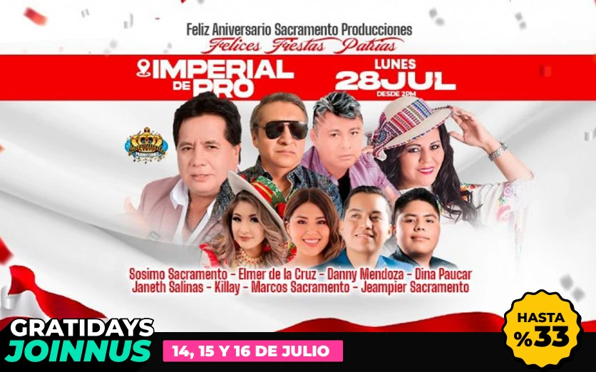 Feliz Aniversario Sacramento Producciones