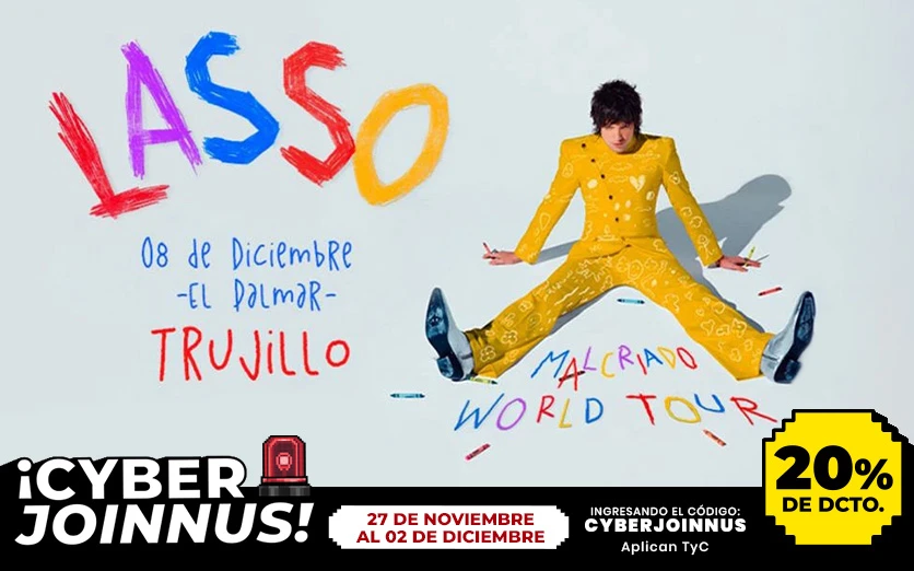 LASSO “MALCRIADO WORLD TOUR”– TRUJILLO