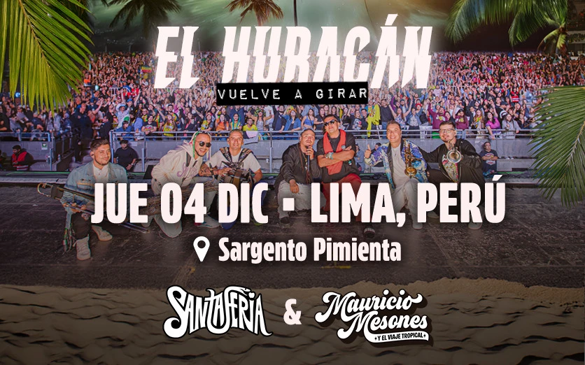 El Huracán vuelve a girar: Santaferia en lima
