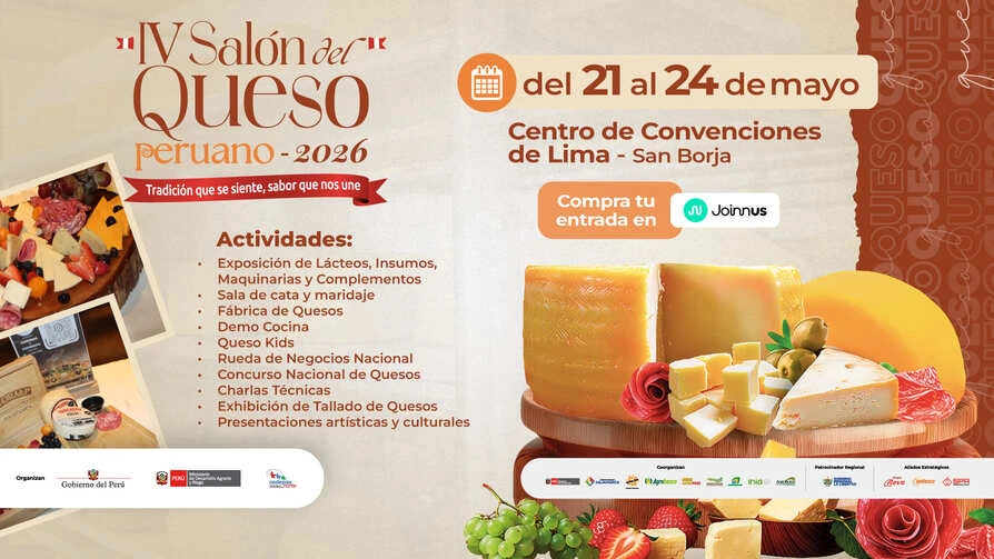 IV Salón del Queso Peruano 2026 | Joinnus
