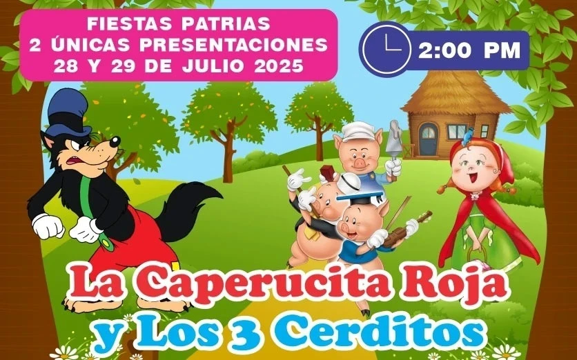 Caperucita Roja y los 3 cerditos FESTIVAL DE TEATRO INFANTIL 2025