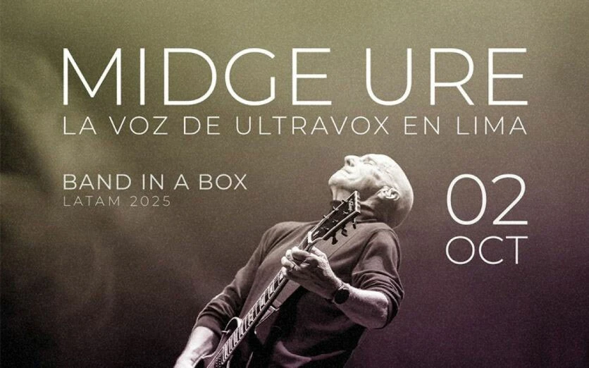 MIDGE URE la voz de ULTRAVOX en Lima