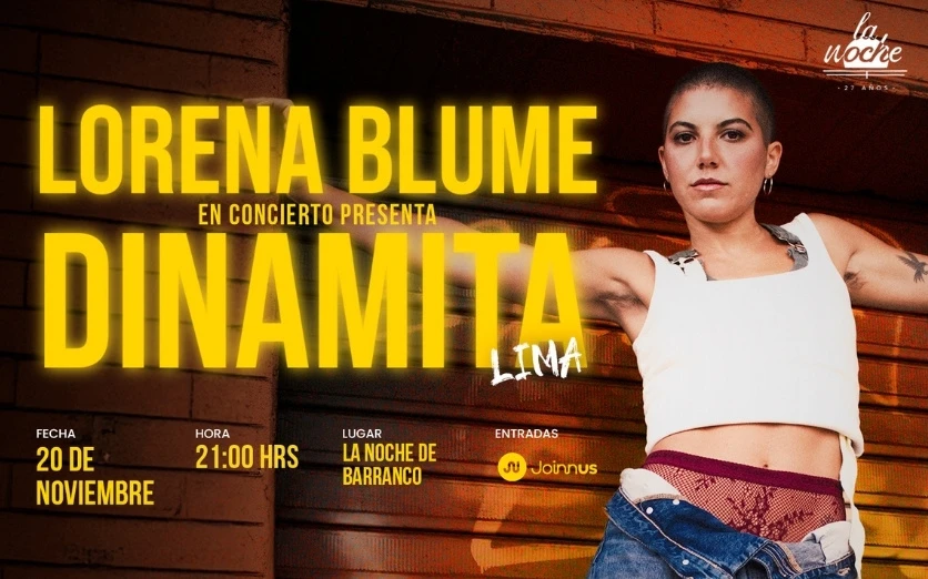 Lorena Blume en La Noche de Barranco