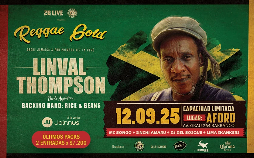 DESDE JAMAICA LINVAL THOMPSON POR PRIMERA VEZ EN PERÚ