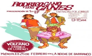 Rodrigo Cano y Los Canes | Presentación de 1er EP