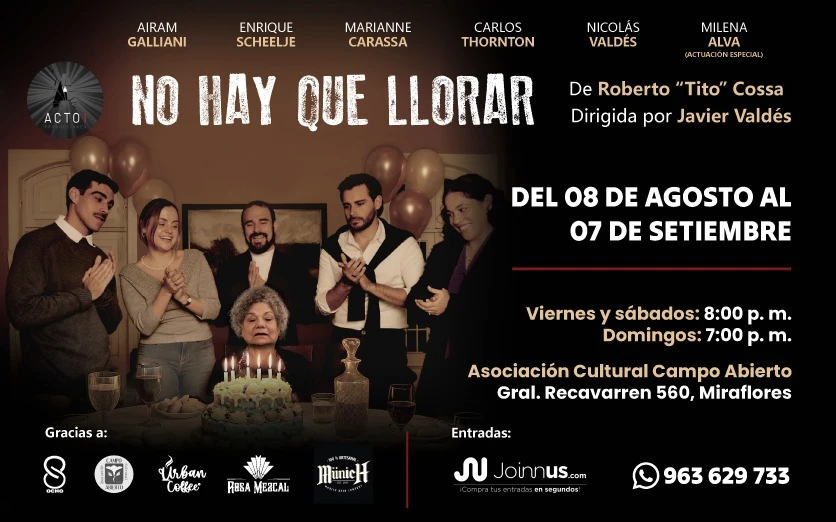 NO HAY QUE LLORAR