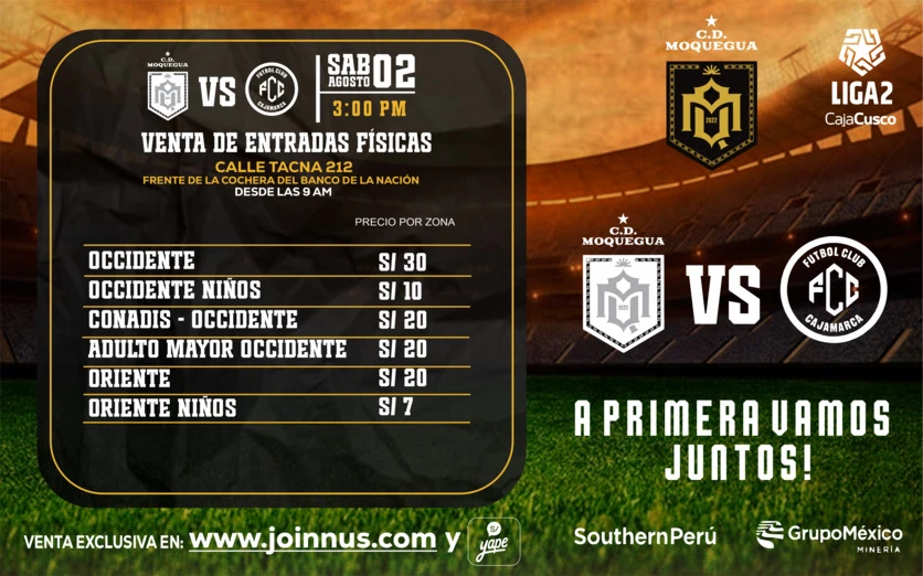 CD MOQUEGUA VS FC CAJAMARCA