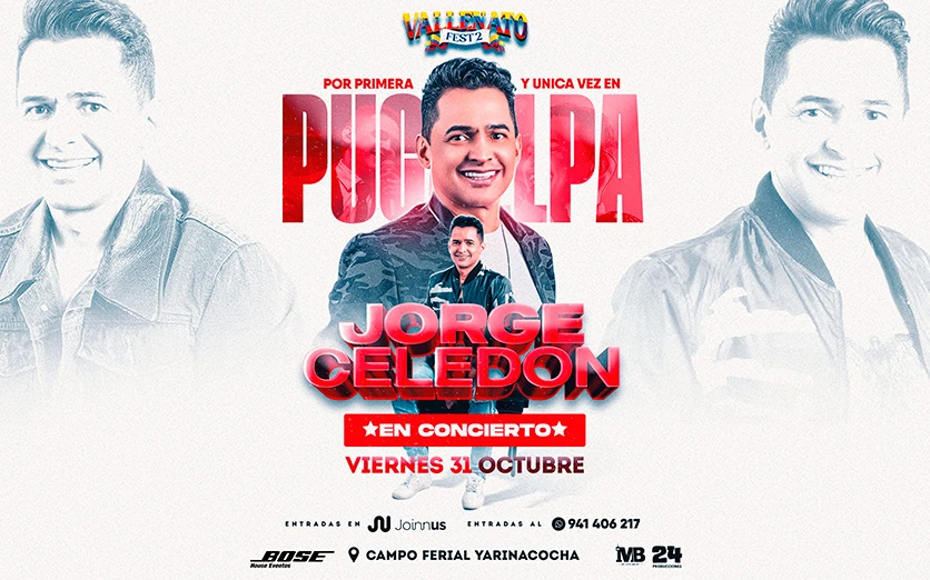 JORGE CELEDON EN CONCIERTO – VALLENATO FEST 2 PUCALLPA