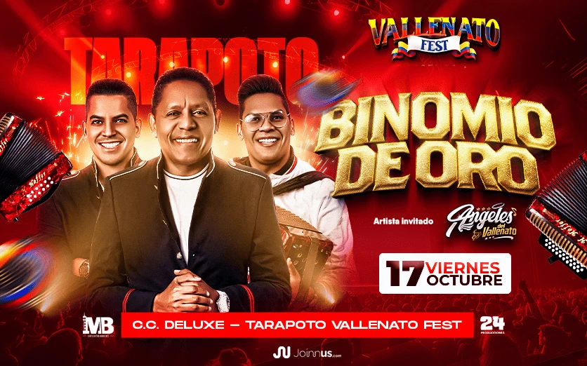BINOMIO DE ORO EN CONCIERTO – VALLENATO FEST 2 TARAPOTO