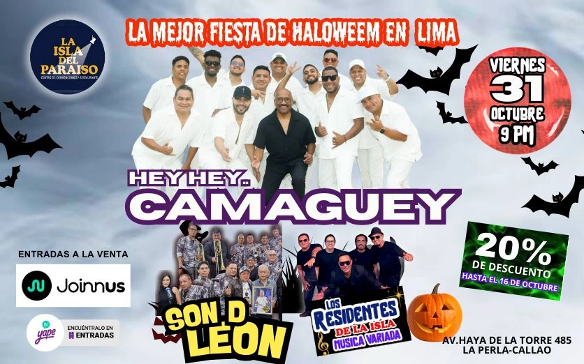 HALLOWEEN ESTE 31 DE OCTUBRE EN LA ISLA DEL PARAISO