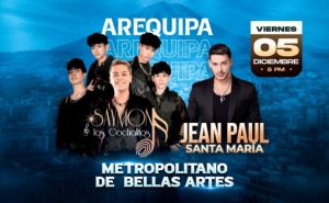 Saymon y Los Cochalitos junto a Paul Santa Maria en AREQUIPA