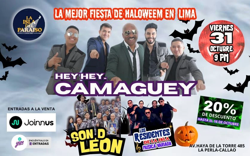 HALLOWEEN ESTE 31 DE OCTUBRE EN LA ISLA DEL PARAISO