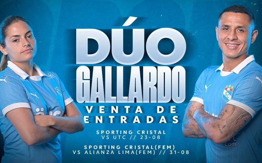 Dúo Gallardo 2025 SC vs UTC y SC FEM vs Alianza Lima FEM