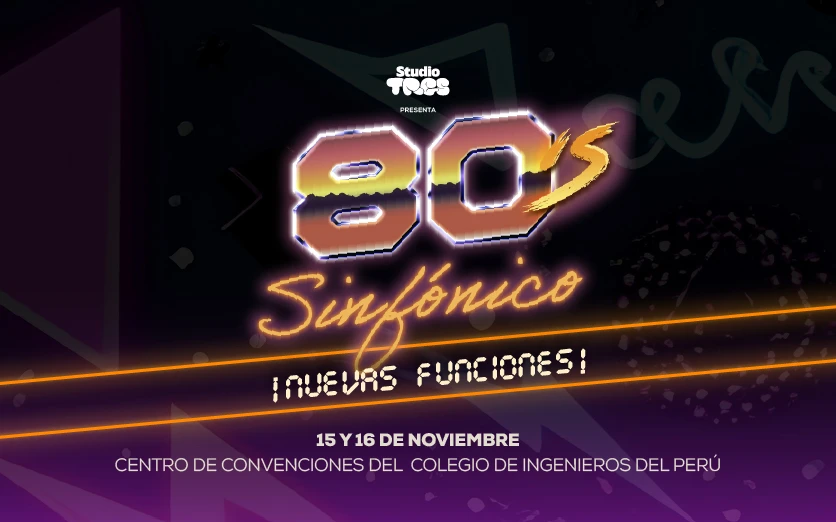 80’s Sinfónico: ¡Nuevas funciones!