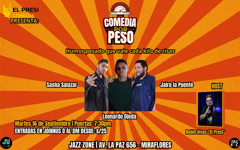 COMEDIA POR PESO: Stand-up Comedy *Estreno*