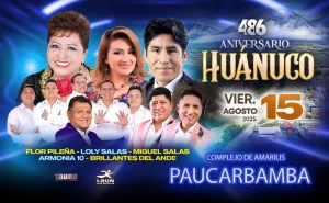 FELIZ ANIVERSARIO HUÁNUCO