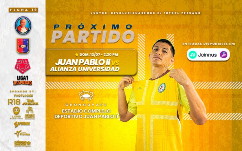 JUAN PABLO II VS ALIANZA UNIVERSIDAD