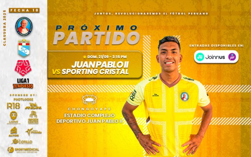 JUAN PABLO II VS SPORTING CRISTAL