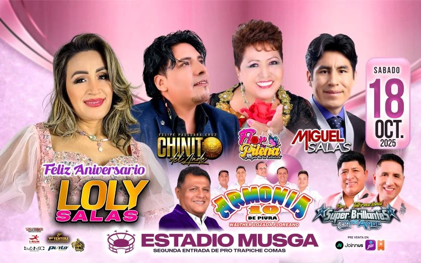 FELIZ ANIVERSARIO LOLY SALAS