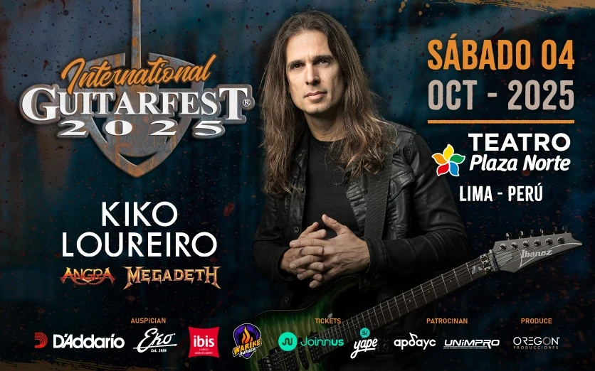 Guitarfest 2025 - Kiko Loureiro en Perú