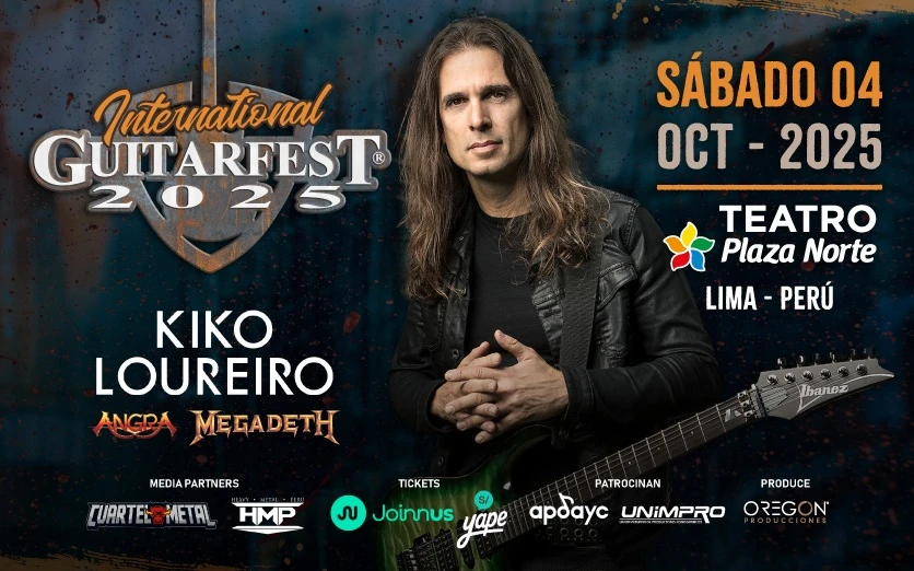 Guitarfest 2025 - Kiko Loureiro en Perú