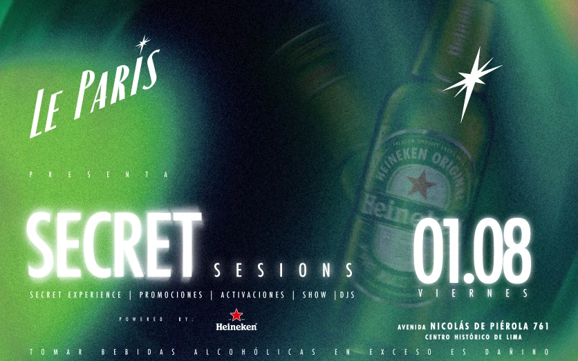 SECRET SESSIONS - LE PARIS FEAT HEINEKEN