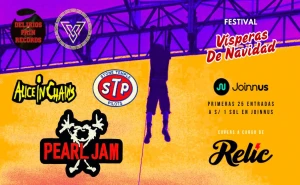 FESTIVAL VÍSPERAS DE NAVIDAD: PEARL JAM EN EL CENTRO DE LIMA