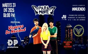 FESTIVAL VÍSPERAS DE NAVIDAD: PARAMORE EN EL CENTRO DE LIMA