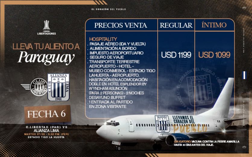 CHARTER BLANQUIAZUL – Hospitality | ASUNCIÓN